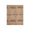 Pferd 9" x 11" Abrasive Sheet - Cloth Backed - Aluminum Oxide (HP) - 80 Grit 46914 - alternate 4